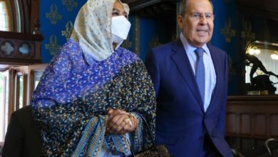 sudanese oreign affairs minister with russian minister of foreign affairs