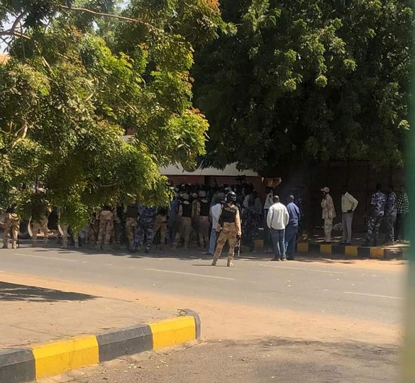 council of ministers' headquarters rushing attempt foiled by the sudanese police