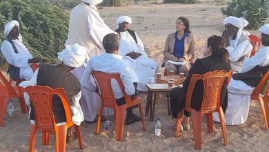 A delegation sent by the UNITAMS arrived at the Red Sea state on Wednesday to meet with Beja council leader Muhammad al-Amin Tirk