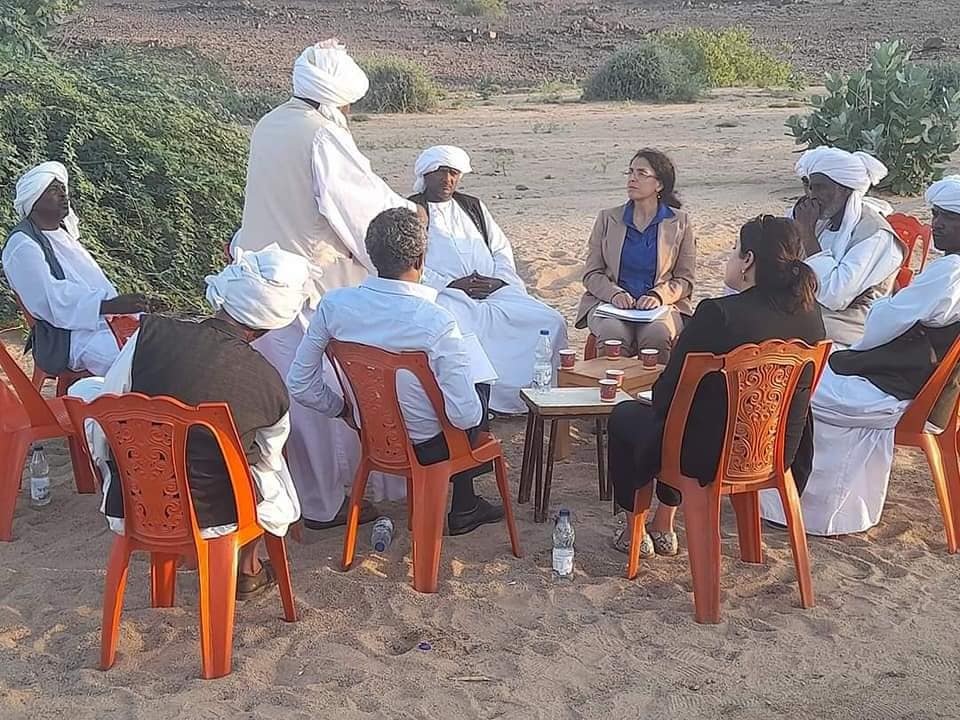 A delegation sent by the UNITAMS arrived at the Red Sea state on Wednesday to meet with Beja council leader Muhammad al-Amin Tirk