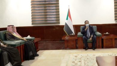 Meeting between Saudi ambassador and Sudan Prime Minister Hamdok